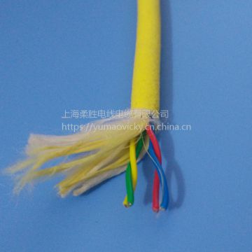 Green Weatherproof Multi-core Rov Tether Floating Cable