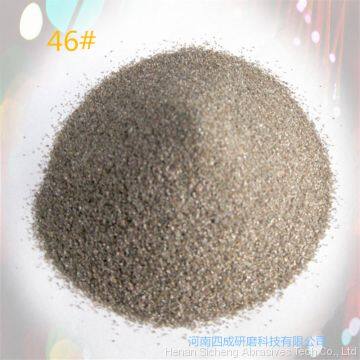 Brown fused alumina abrasive for cutting and blasting