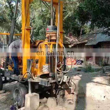 Soil testing piling drilling rig hydraulic rotary head geotechnical drilling rig