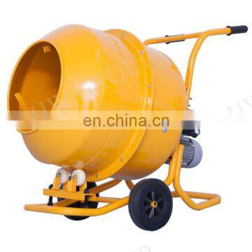 Hand-pushed easy operated cement sand mixing machine electric mini type concrete mixer