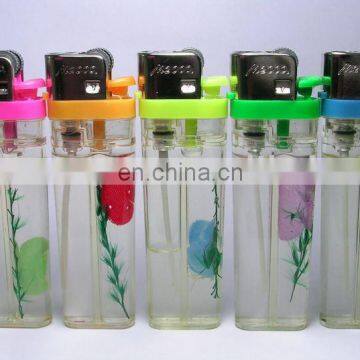 TOP CHEAP disposable flint lighter with flower