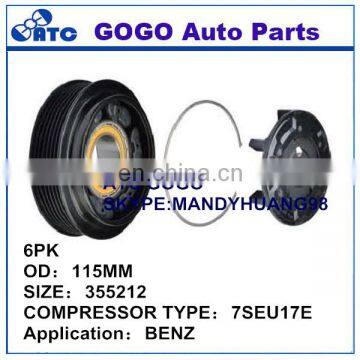 High quality air conditioning DENSO 7SEU17E compressor clutch compressor magnetic clutch for MERCEDES B ENZ