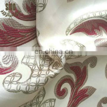 Free sample polyester jacquard blackout curtain fabric curtain made in china