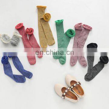 Girl Candy Color Socks Sweet Girl Spring Summer Knee Socks 7Colors photo-4