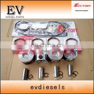 Sleeve kit 4TNE86 4TNV86 4D86E 4TN86 cylinder liner set for excavator