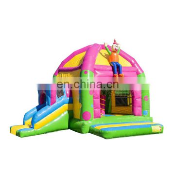 Pink Clown Bounce House Inflatable Jumping Castle for sale