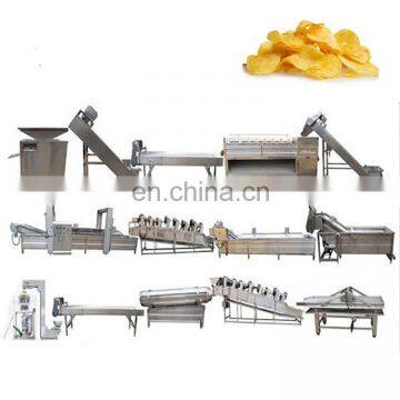 Frying Production Line Fresh Frozen French Fries Sticks Fully Automatic Lays Potato Chips Making Machine Price