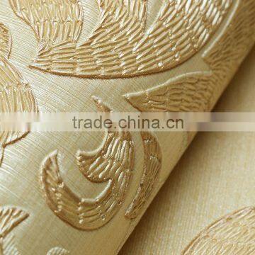 3D Stereoscopic Warm Deep Embossed European Damascus Bedroom Living Room TV Special PVC Background -3d Wall Paper Designer Wal photo-4