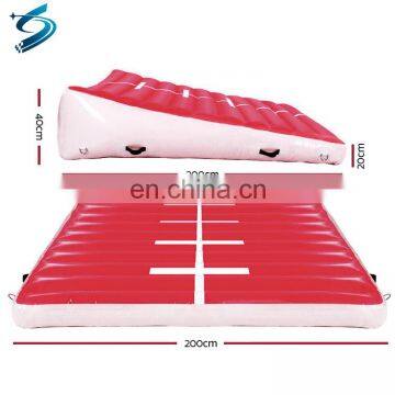 Trampoline Track Accessories Gymnastic Air Incline Triangle Ramp Mats Inflatable Air Track Ramp for Sale