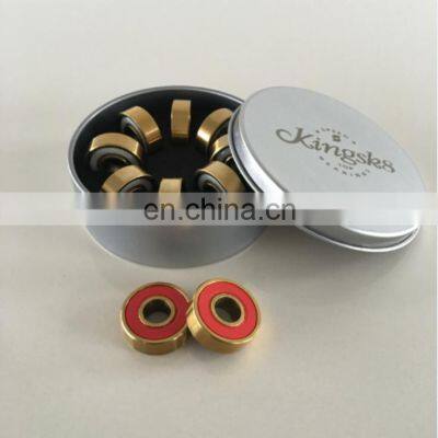 Titanium Coated High Speed Ball Skate Bearing photo-4