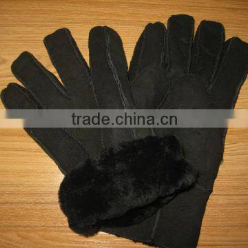 2015 New Genuine Sheepskin glove for winter