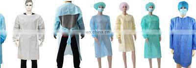 Waterproof Coverall Suit 2 Layer Non Woven PP 25gsm Disposable Non-Toxic Isolation Gown photo-5