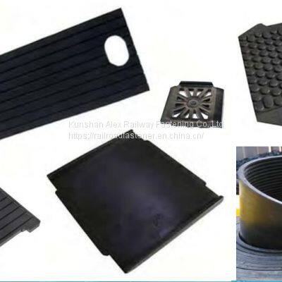 Elastic Rail Seat Pad Under Track With E Clip Fastening Set for Concrete Sleeper at Insulated Joints photo-2