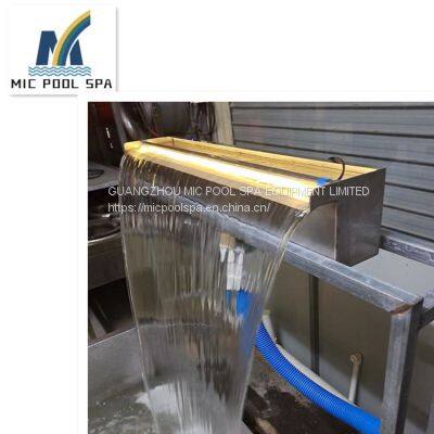 Stainless Steel 304 and 316 Pool Cascade Spa Jet Swimming Pool Waterfall Fountain photo-2