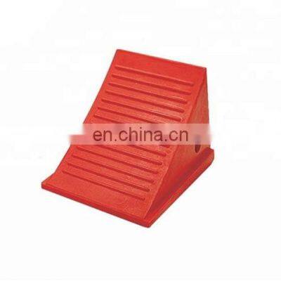 Polyurethane Urethane Wheel Chock set wheel chock stopper loading capacity 30 tons guarantee safety