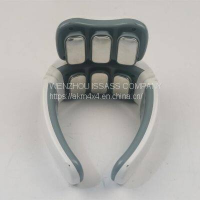 Intelligent Voice Call 3D Neck Massager Remote 2 Level Infrared Heating Pain Neck Care Massager