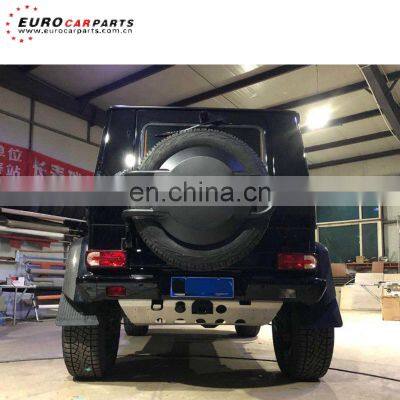4x4 Squared Sparewheel Fit for G-class W463 4x4 Carbon Fiber With Iron Support Tail Sparewheel Cover