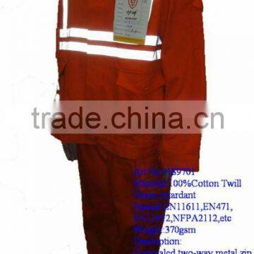 Flame Retardant Hi-visible Safety Workwear with 50mm Reflective Tape