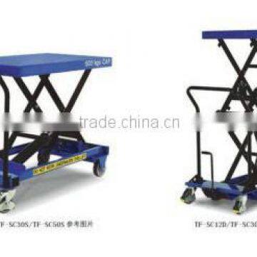 Good Performance Hand Table Truck-lower lift foot operated TF-SC