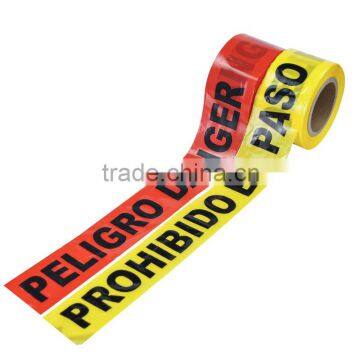 Low Factory Price Non Adhesive Hazard Warning Tape With Word Prohibido el Paso OP013-14 photo-3