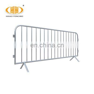 security portable steel construction safety barriers and concert crowd control barricade