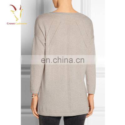 Women 100 Cashmere Oversized Pullover Sweaters photo-4