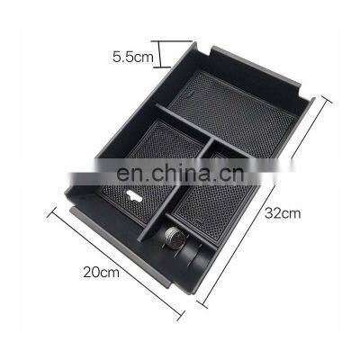 Interior Accessories Parts Silicone Armrest Rest Storage Box Center Control Console Organizer Tray For Ford F150 2011-2014 photo-2