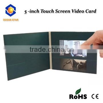 Top Quality 4.3" digital Video Brochure video greeting card video card