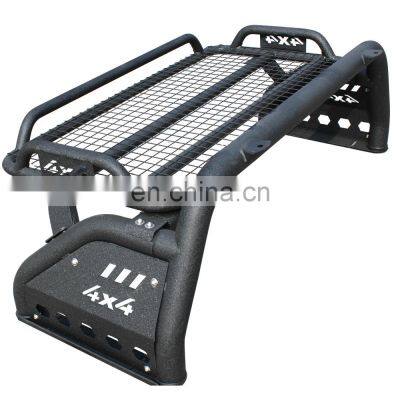 Steel Powder Coating Roll Bar With Luggage Bracket For F150/ Hilux Revo Vigo/Ford Ranger