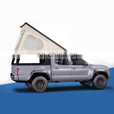 With Roof Top Tent Steel Dual Cab 4x4 Pick Up Pickup Truck Bed Canopy Topper for Ford Ranger T6 T7 Toyota Hilux Np300 Dmax