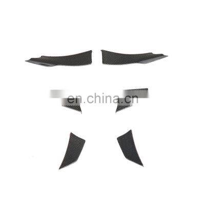 Carbon Fiber Front Bumper Canards Apron for BMW 3 4 Series F80 M3 F82 M4 photo-2