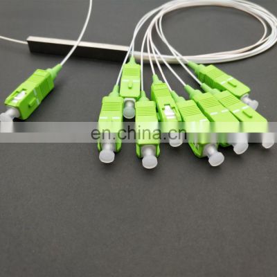 1x8 SC APC Mini Mode SM With SC Connector Mini-module PLC Splitter 1 * 8 plc splitter sc apc