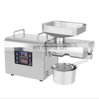 Intelligent oil press stainless steel LCD touch screen household commercial oil press wholesale export price