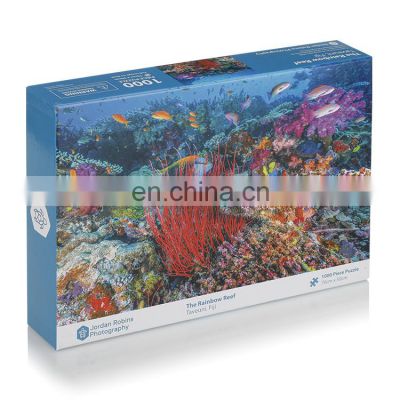 china supplier 1000 pieces paper puzzles brain teaser jigsaw puzzle