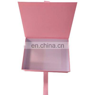 Luxury Custom Printed or Gold Stamping Logo Rigid Cardboard Cosmetics Product Packaging Square Gift Box