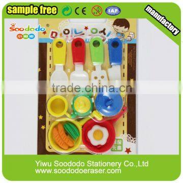 School tool eraser Blister Card Packing stationery