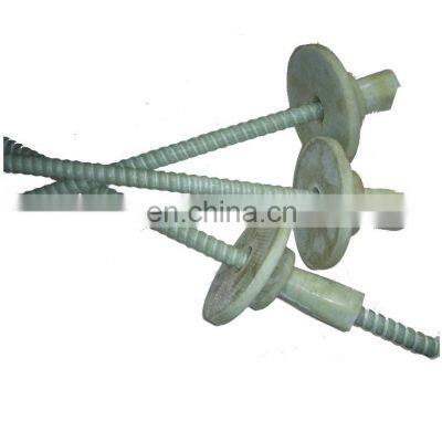 High strength fiberglass FRP material threaded anchor rock bolt