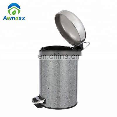 High End Bathroom Accessories Set Toilet Marble Surface Tin Plate Stone Ceramic Bathroom Accessories Set photo-3