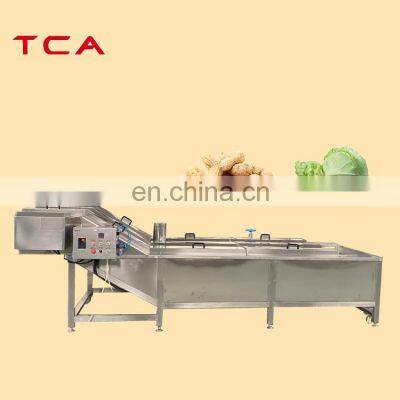 Automatic SUS304 Eggplant French Fries Blanching Machine Potato Chips Blanching Machine