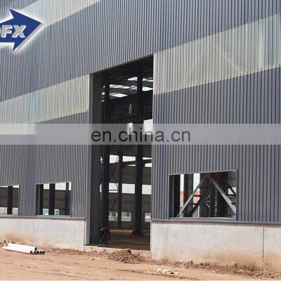 China Large Bay Steel Structures Temporary Warehouse Fabrication