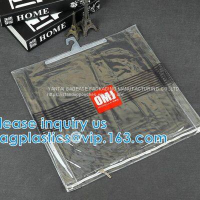 VINYL HANGER HOOK BAGS, UNDERWEAR PACKING, HANGER HOOK PLASTIC BAGS, HANGER ZIPPER BAGS, HANGER SLIDER BAGS BAGPLASTICS photo-4