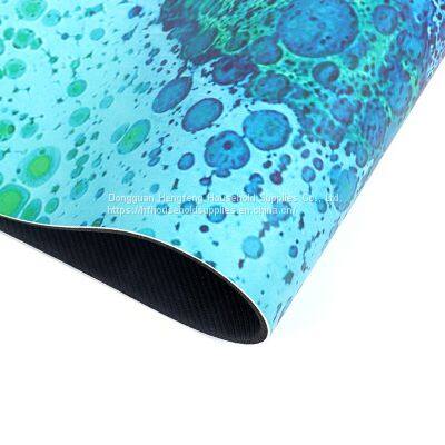 China Factory Top Sale Fitness OEM Eco Friendly Anti Slip Personalized Design Custom Printed Natural Rubber PU Yoga Mat photo-5