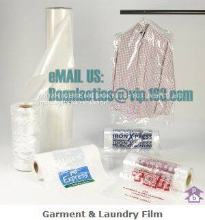 Cover films, Garment covers, laundry bag, garment cover film, films on roll, laundry sacks, cotton bags, canva