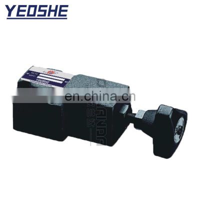 DG-02 plate relief valve DT-02 pressure regulating valve Taiwan YEOSHE DG-01 tubular hydraulic valve