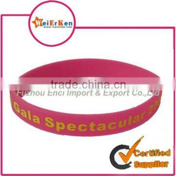 silicone bracelets with 3d logo