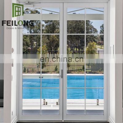 aluminium doors and windows designs Hot Sale glass doors for commercial Thermal Break Aluminum Casement Door