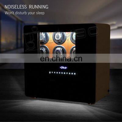 JIMBO High-End Home Safe Intelligent Anti-Theft Fingerprint Safe Private Custom Leather Safe Jewelry Watch Winder Safe Cabinet photo-2