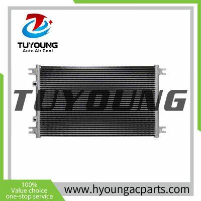 TUYOUNG China good quality auto air conditioning Condenser Parallel Flow for John Deere Hitachi Excavator 120C, 4617327，HY-CN333