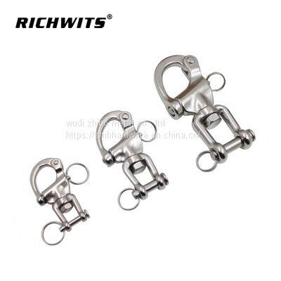 304/316 Stainless steel swivel jaw snap shackle