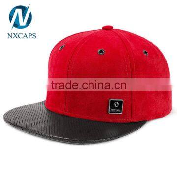 Custom gift hat100% cotton embroidery snapback hat with debossed logo on back